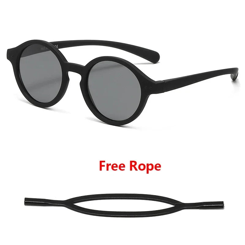 Baby sunglasses 0–4 years – UV400 polarized, flexible, with strap