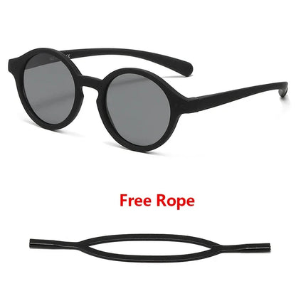 Baby sunglasses 0–4 years – UV400 polarized, flexible, with strap
