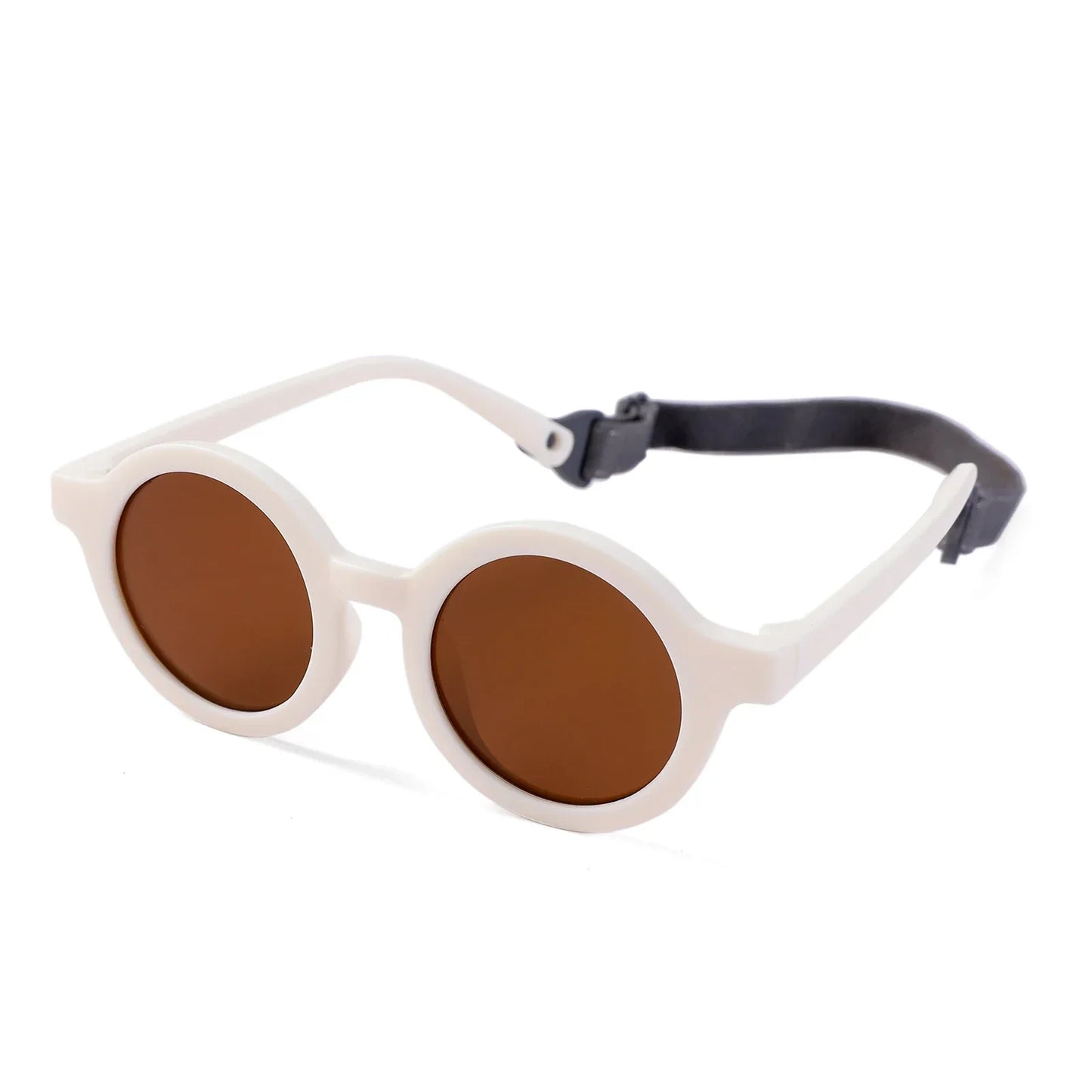 Lunettes de Soleil Bébé Polarisées | Monture Souple avec Sangle 0-3 Ans