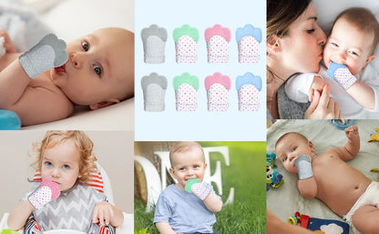 Silicone Teething Mitten – Anti-Biting Mittens for Babies (0-12 Months)