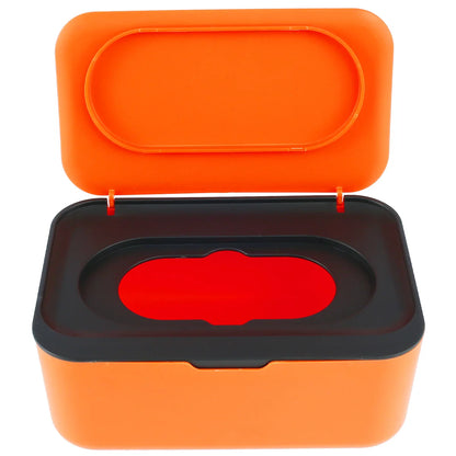 Boîte à lingettes portable avec couvercle – Étanche et anti-poussière