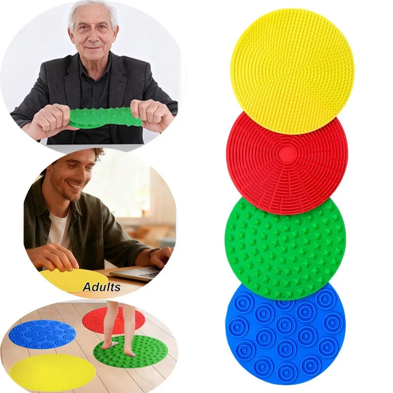 Coussin d’Équilibre Sensoriel en Silicone