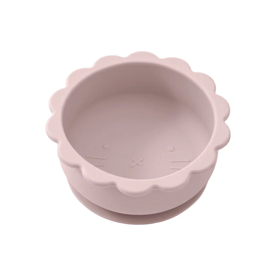 Bol en silicone pour bébé – Design mignon en forme de lion