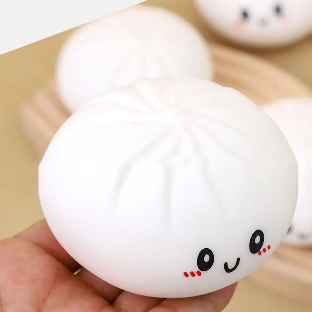 Squishy Bao Anti‑Stress avec Panier Vapeur
