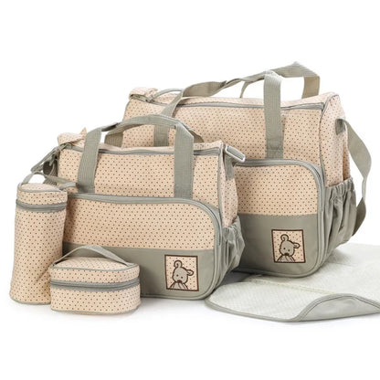 Set 5‑en‑1 de sacs à langer