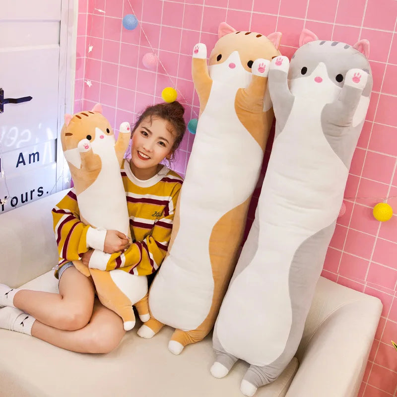 Peluche Chat Mignon Long | Doux Réconfort