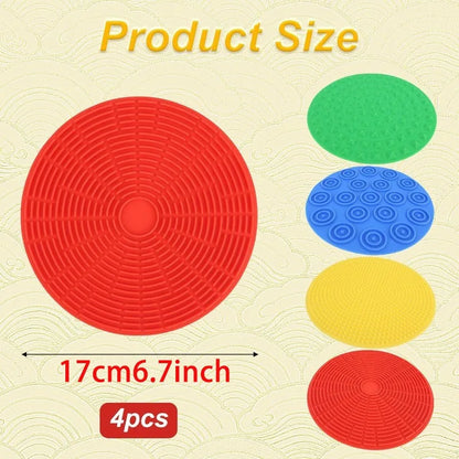 Coussin d’Équilibre Sensoriel en Silicone
