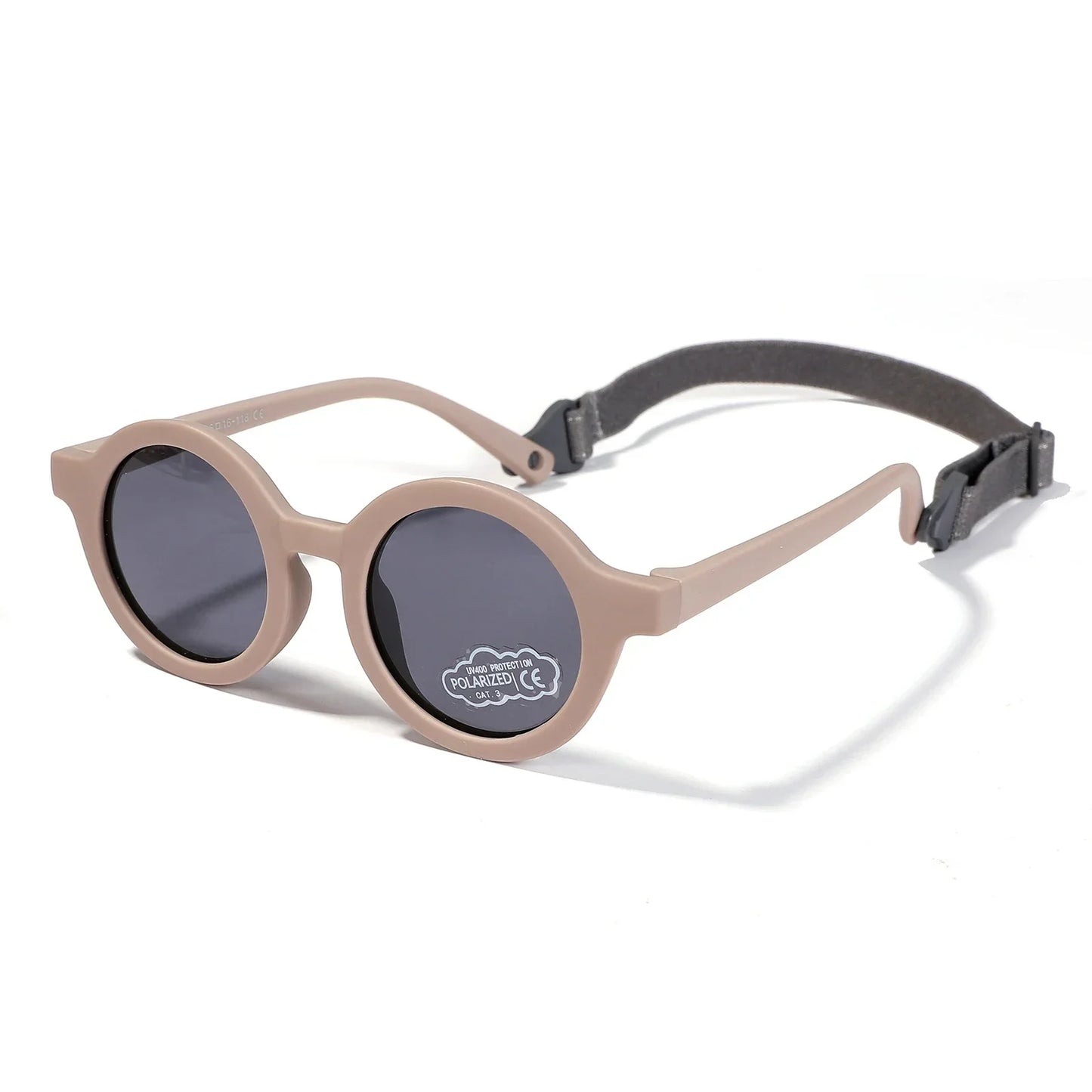 Lunettes de Soleil Bébé Polarisées | Monture Souple avec Sangle 0-3 Ans