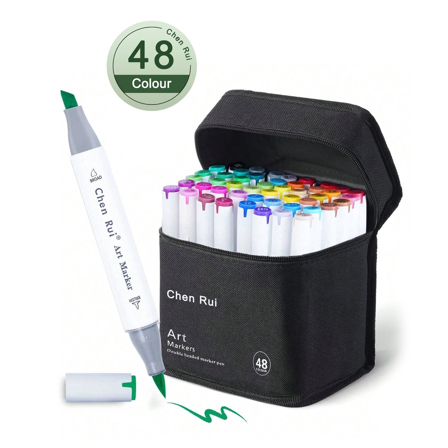 Double-ended alcohol-based marker set