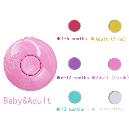 Electric baby nail file – Gentle and safe trimmer for newborns
