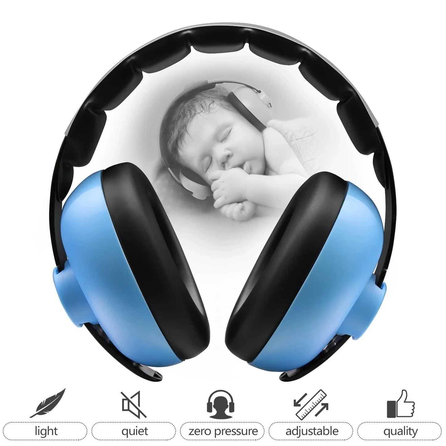 Casque Anti‑Bruit pour Enfants (0–5 ans)