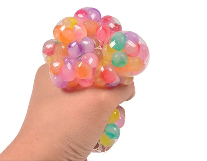 Balle Sensorielle Arc‑en‑Ciel – Squishy Anti‑Stress