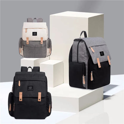 Sac à couches LAND Mommy – Grand sac à dos multifonction avec matelas à langer