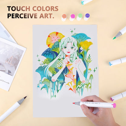 Double-ended alcohol-based marker set
