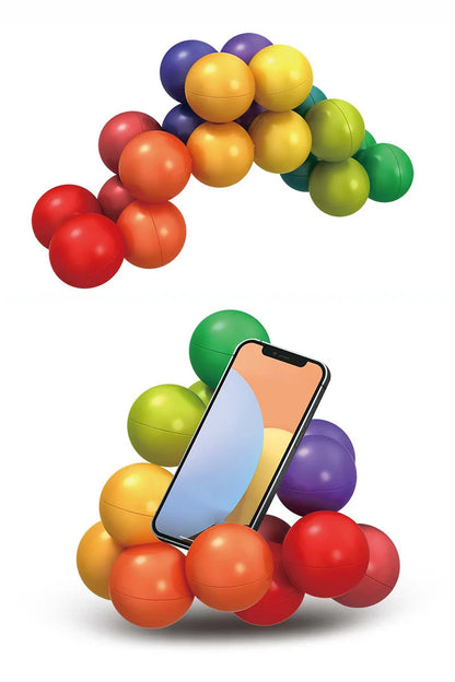 Sensory Fidget Toy – Balle Éducative 3D Rotative