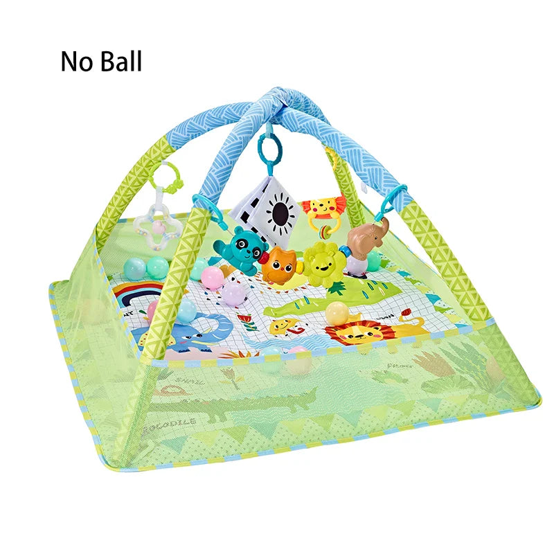 3-in-1 Baby Activity Mat with Arch – Play Gym, Games & Exploration