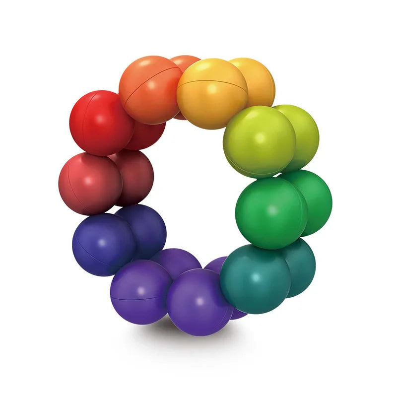 Sensory Fidget Toy – Balle Éducative 3D Rotative