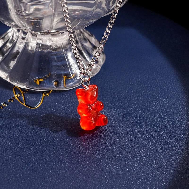 Collier Ourson Gummy Bear | Bijou Coloré et Tendance