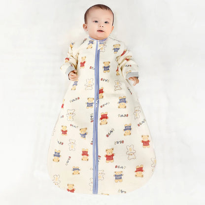 Gigoteuse Bébé 0-24 Mois | Coton Respirant à Manches Amovibles