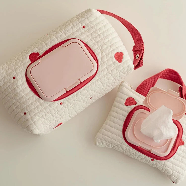 Pochette Distributeur de Lingettes Bébé | Étui Portable Suspendu