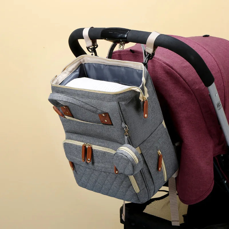 Sac à couches avec station à langer 3 en 1 – Sac à dos maman