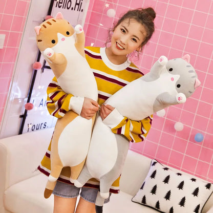 Peluche Chat Mignon Long | Doux Réconfort