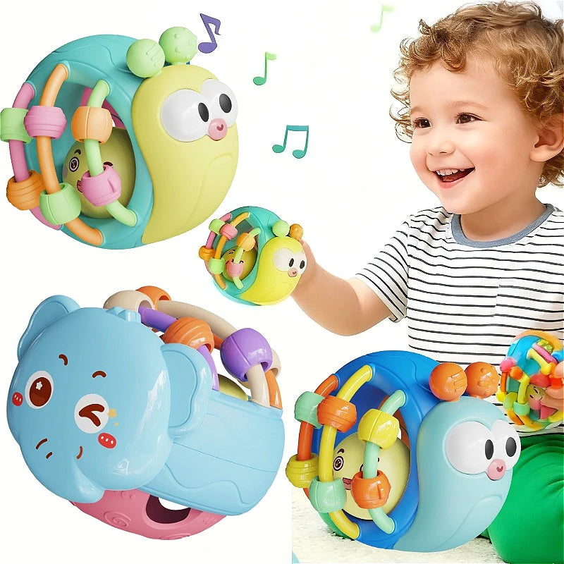 Balle Sensorielle & Hochet pour Bébé (0–12 mois)