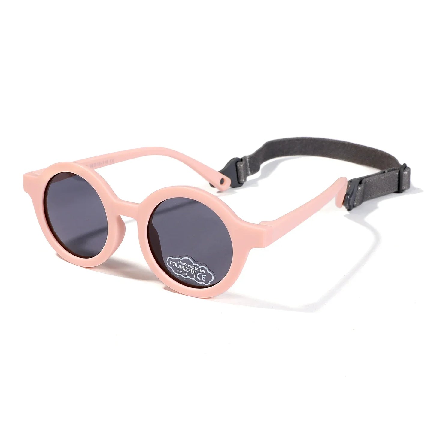 Lunettes de Soleil Bébé Polarisées | Monture Souple avec Sangle 0-3 Ans