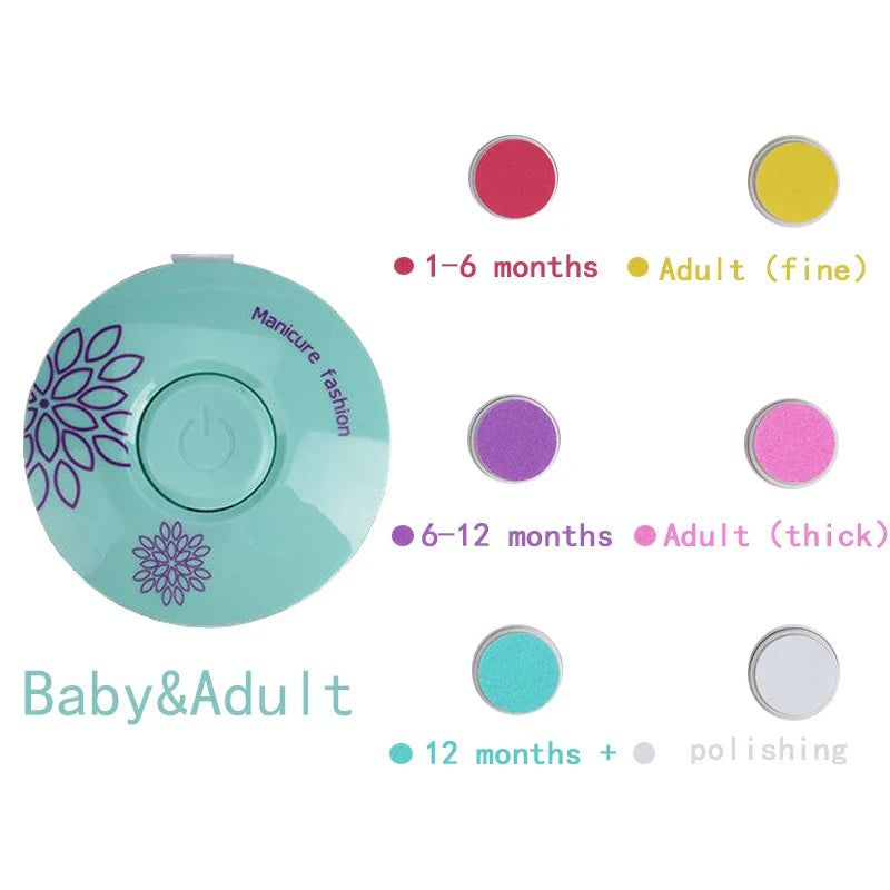 Electric baby nail file – Gentle and safe trimmer for newborns