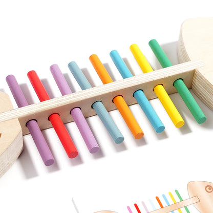 Jeu Montessori d’Association des Couleurs – Bâtons d’Équilibre en Bois