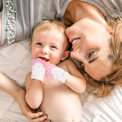 Silicone Teething Mitten – Anti-Biting Mittens for Babies (0-12 Months)