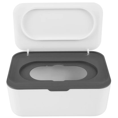 Boîte à lingettes portable avec couvercle – Étanche et anti-poussière