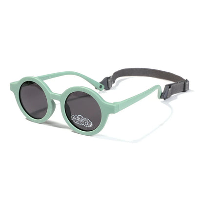 Lunettes de Soleil Bébé Polarisées | Monture Souple avec Sangle 0-3 Ans