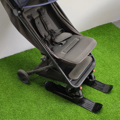 Accessoires Universels Ski pour Poussette | Plaques Glissières Anti-Froid