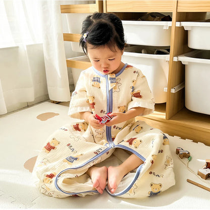 Gigoteuse Bébé 0-24 Mois | Coton Respirant à Manches Amovibles