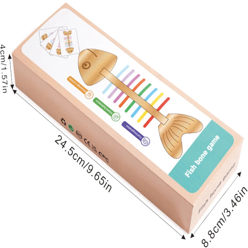 Jeu Montessori d’Association des Couleurs – Bâtons d’Équilibre en Bois