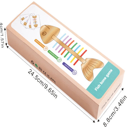 Jeu Montessori d’Association des Couleurs – Bâtons d’Équilibre en Bois