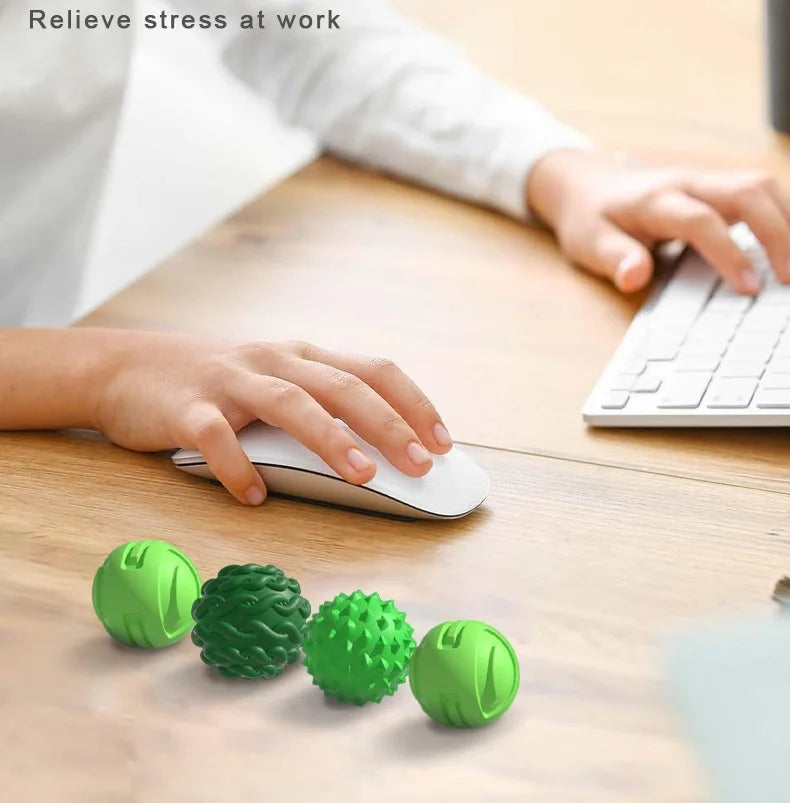 Boules Sensorielles Magnétiques en Silicone – Accessoires Anti‑Stress