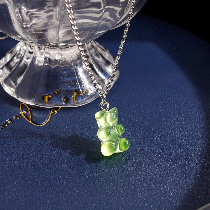 Collier Ourson Gummy Bear | Bijou Coloré et Tendance