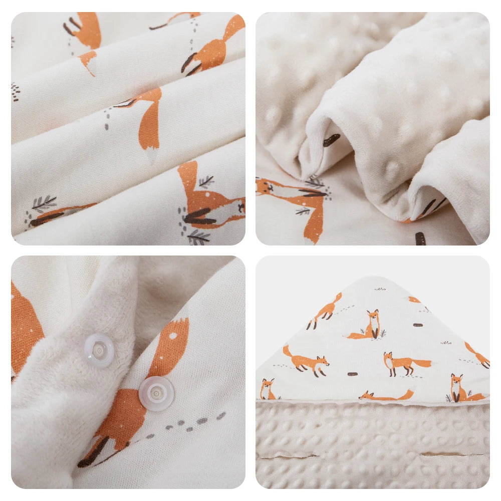 Couverture Bébé Arc-en-ciel | Nid d’ange chaud en velours