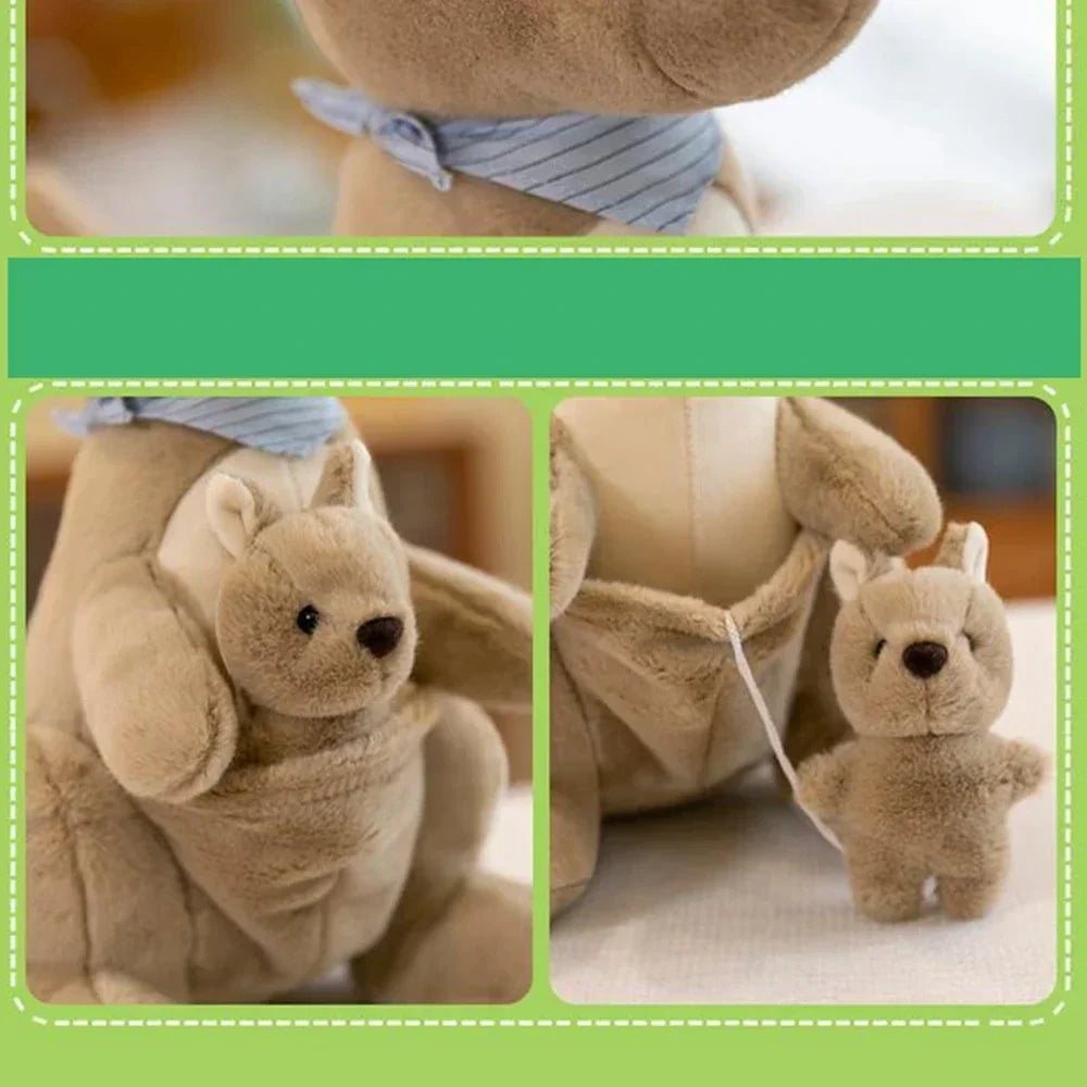 Peluche Kangourou Océanie 26CM | Maman et Bébé Wallaby