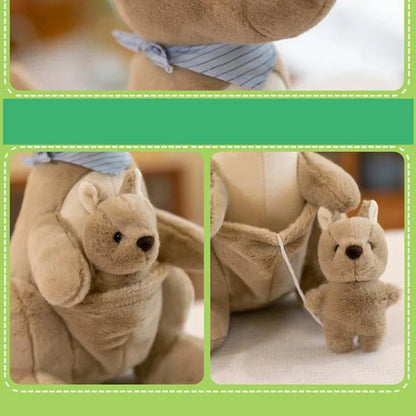 Peluche Kangourou Océanie 26CM | Maman et Bébé Wallaby