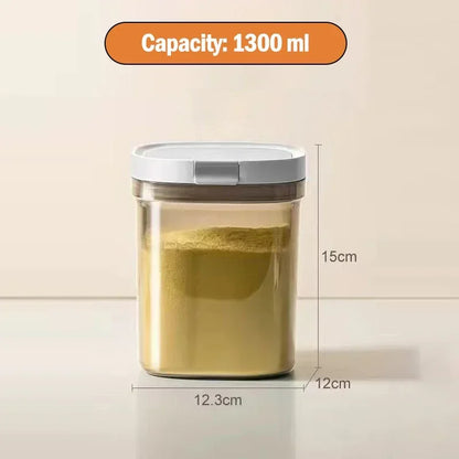3-in-1 Baby Formula Container – Airtight, Multi-Capacity, and Magnetic Scoop