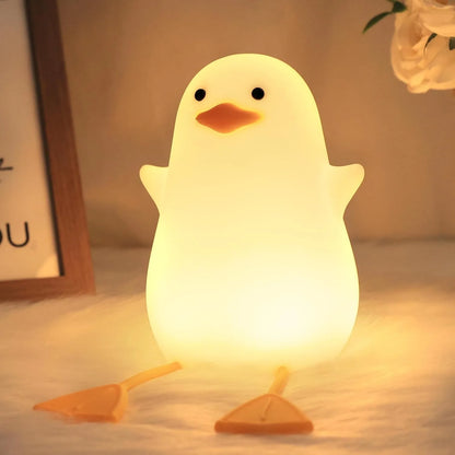 Veilleuse en silicone DuckGlow™ allumee