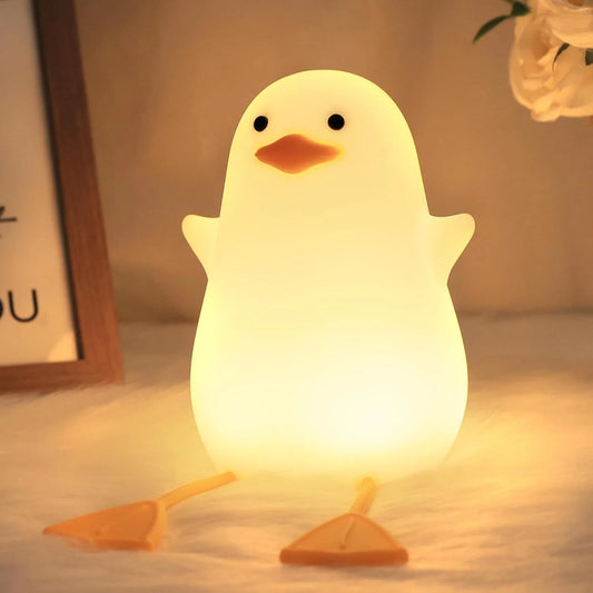 Veilleuse en silicone DuckGlow™ allumee