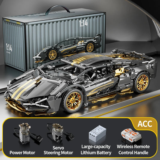 Voiture_de_course_construire_ToylinX noire electrique