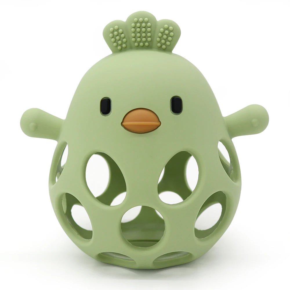 Anneau Poussin de dentition en silicone™ pour bébé - Kangourou univers