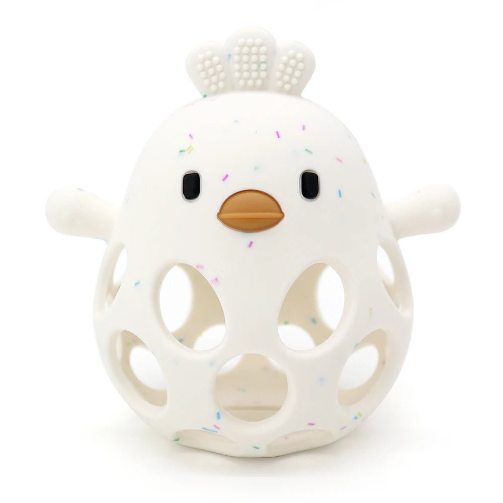 Anneau Poussin de dentition en silicone™ pour bébé - Kangourou univers