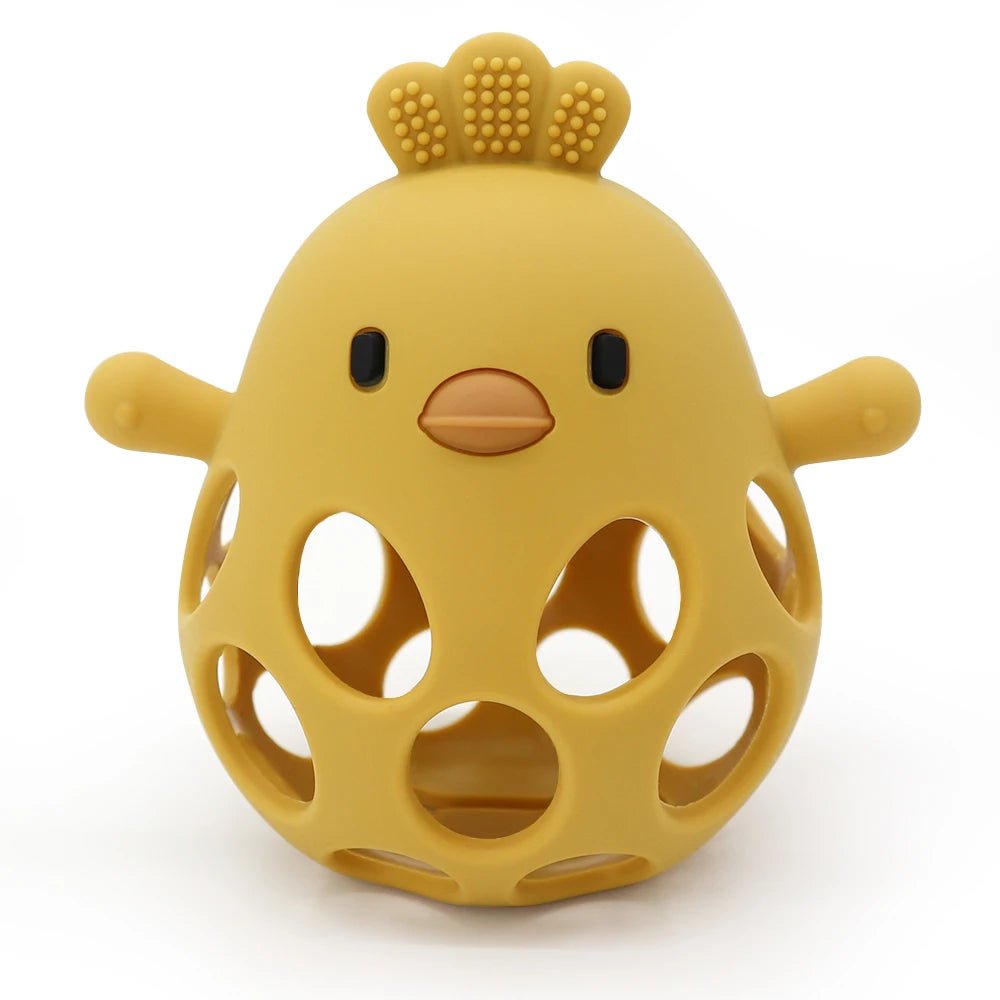 Anneau Poussin de dentition en silicone™ pour bébé - Kangourou univers
