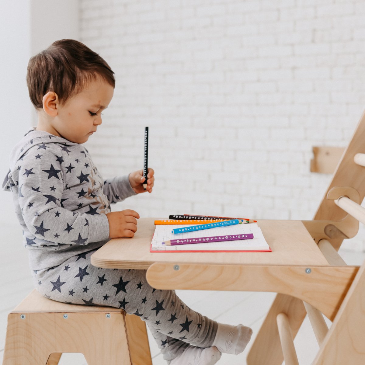 Ajout artistique pour le triangle d’escalade